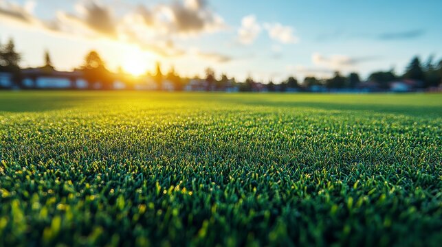 Green blurred nature background with soft light reflections, creating a serene and peaceful atmosphere perfect for nature-inspired designs and eco-friendly visuals.