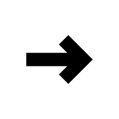 Arrow icon logo design. Arrow sign and symbol for web design.