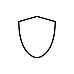 Fototapeta premium Shield icon vector. Protection icon. Security sign and symbol
