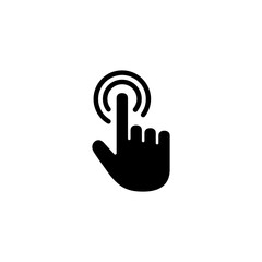 Hand cursor icon logo design. cursor sign and symbol. hand cursor icon clik