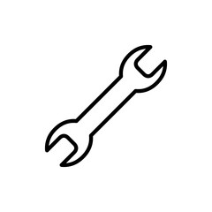 Wrench icon vector. repair icon. tools sign and symbol
