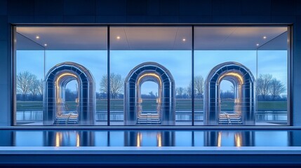 Industrial piping and ductwork in a gas plant, emphasizing the systems used for the safe and efficient transportation of gases within large-scale manufacturing and energy plants.