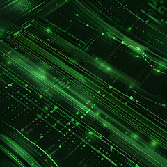 Futuristic digital lines and matrix background for tech content, data visualizations, modern designs in the cyber world. Suitable for keywords like computer, programming, science