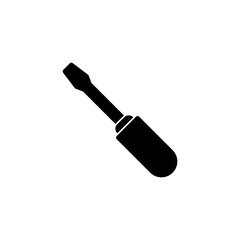 Screwdriver icon logo design. tools sign and symbol