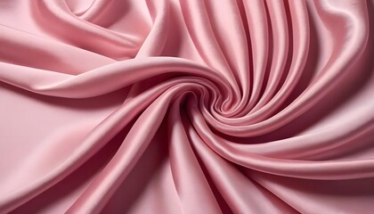 Obraz premium Elegant Pink Silk Swirls Abstract Textile Design Background