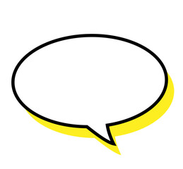 吹き出しフレームアイコン　シンプルな手描きのふきだし　ベクターイラスト素材　モノクロ　白黒　白背景