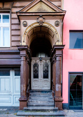 Fototapeta premium entrance to the building