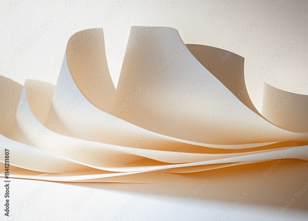 Poster beige paper with soft textures and elegant gradients minimalist abstract design