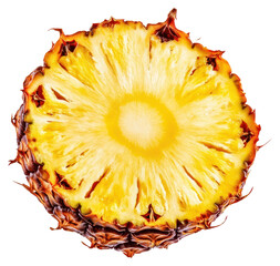 PNG Slices Pineapple pineapple fruit produce.