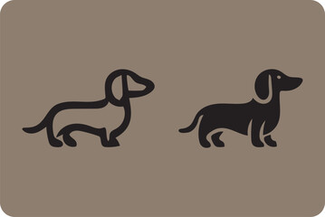 Dogs set collection silhouette. Vector illustration dog silhouette dog silhouette collection vector illustration. Set of printable dog sticker silhouettes.