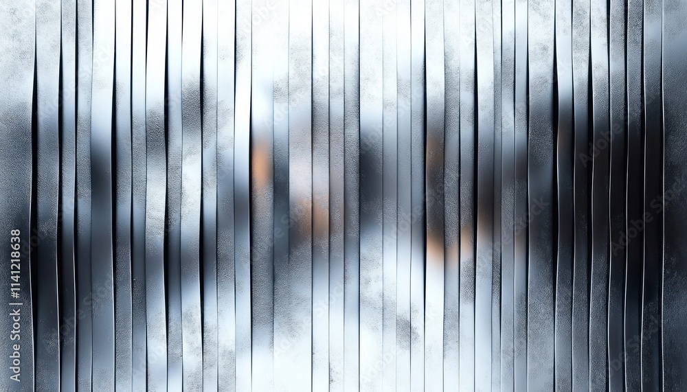 Poster minimalist abstract design with vertical lines and soft light effect