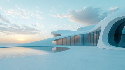 Modern Urban Architecture Square