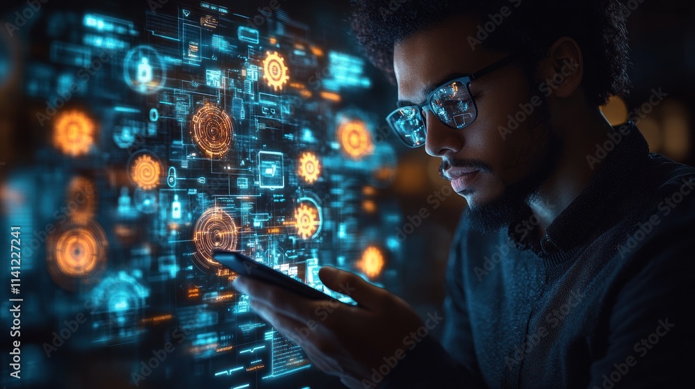 Aufkleber Smartphone Software Update for Improved Functionality and Security in Technology and Business