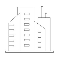 Buildings Related Vector Line Icons. Contains such Icons as Church, Sport Stadium, Medical Hospital and more. Editable Stroke Vector illustration flat style Eps 10. 