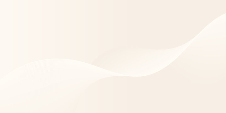 A smooth, light beige surface with soft curves. Abstract white background with soft, flowing waves of blue and orange, creating a futuristic, gradient design