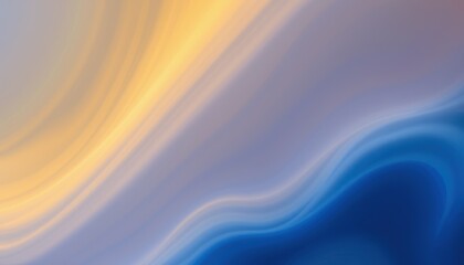 Obraz premium Abstract Swirling Hues of Blue and Gold