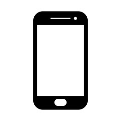 Mobile phone smartphone icon vector illustration. mobile phone mock up.