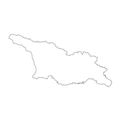 georgia map icon