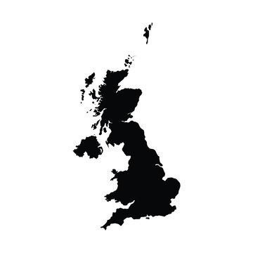 united kingdom map icon