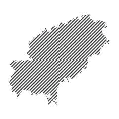 Ibiza island map icon