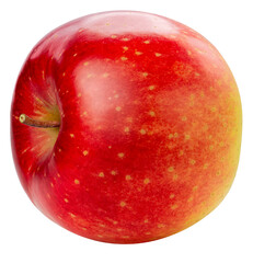 Obraz premium Fresh Red Apple isolated on white background, Red Gala Apple on white background PNG File..
