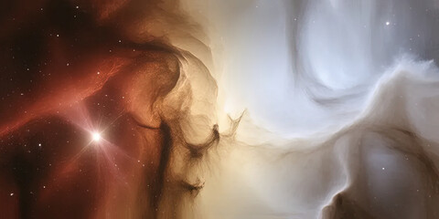 Fototapeta premium Nebula in space background