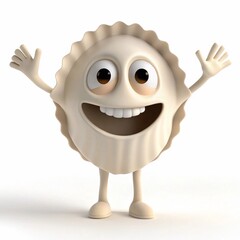 3d illustration of a Oyster isolated on a white background