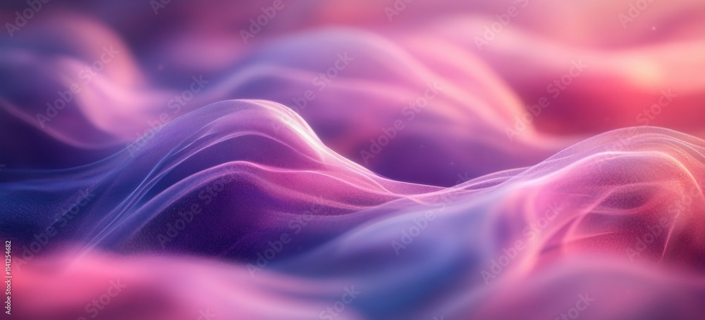 Poster purple pink gradient background abstract noise texture soft light digital design