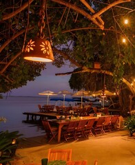 restaurant on the beach