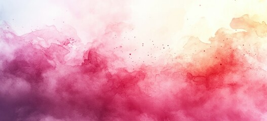 Obraz premium Gradient Background Pink White Watercolor Soft Texture Glow Elegant Pastel Design