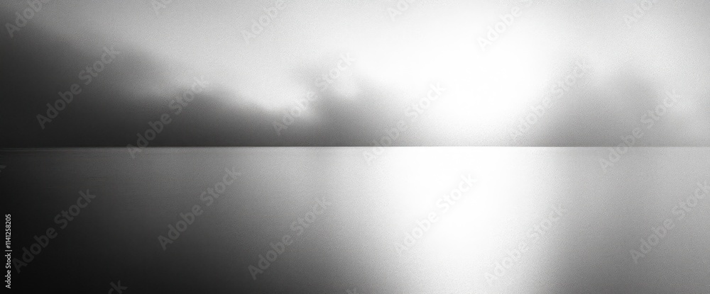 Poster black and white minimalist soft focus abstract gradient light and shadow texture background