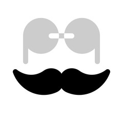 grandpa icon with bulk style, perfect for user interface projects