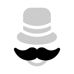 uncle icon with bulk style, perfect for user interface projects