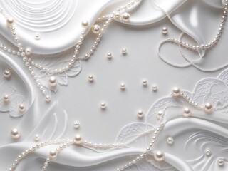 white concept backdrop- white background, white pearl