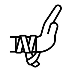 muay Line Icon © Darwin Mulya