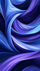 Nebula pulse abstract in royal depths