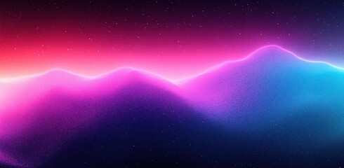 Obraz premium Vibrant Abstract Gradient Teal Purple Smooth Transition Digital Art Design