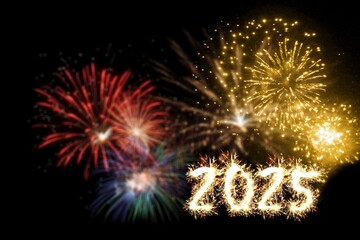 HAPPY 2024 NEW YEAR Festive party background