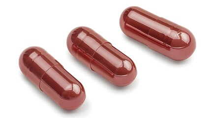 The Prominent Omega 3 Capsules Isolated on White Background: A Visual Representation of Nutritional Essentials.