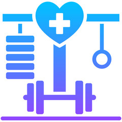 Fototapeta premium Fitness Equipment Icon