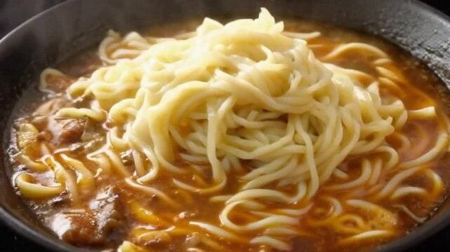 ramen noodles are very tasty and delicious