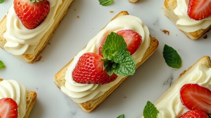 Strawberry Cream Puffs: A Delightful Sweet Treat