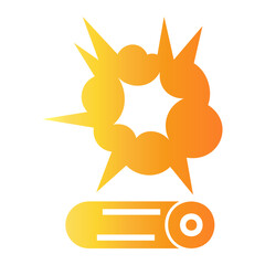 bomb Gradient icon