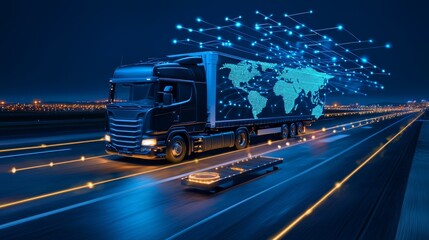 Fototapeta premium Efficient Sustainable Fuel Supply Chain