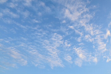 blue sky with clouds