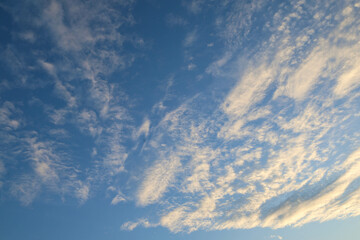 blue sky with clouds