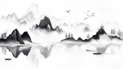 Chinese classical landscape painting