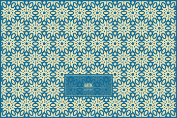 unique batik pattern for beautiful vintage background
