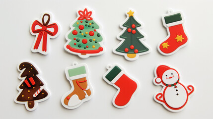 Adorable Christmas Sticker Pack: Festive and Playful Designs for Holiday Cheer and Seasonal Celebrations.
