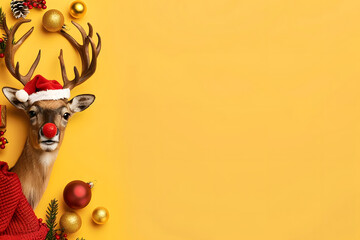 Reindeer christmas theme
